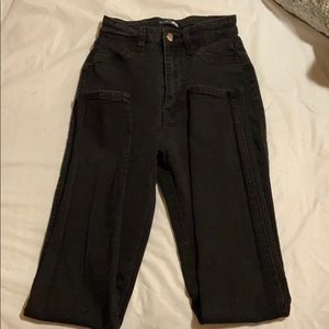 Fashion nova black skinny jeans size 3